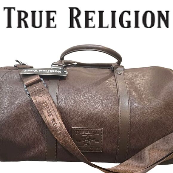 True Religion Embry Duffel Bag- Brown